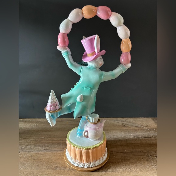 Colorful Rabbit Figurine with Top Hat - Picture 2 of 2